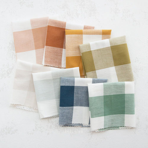Camp Gingham large squares - Fat Quarter bundle