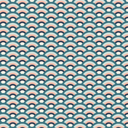Rainforest Rainbow - Summer Night Fabric