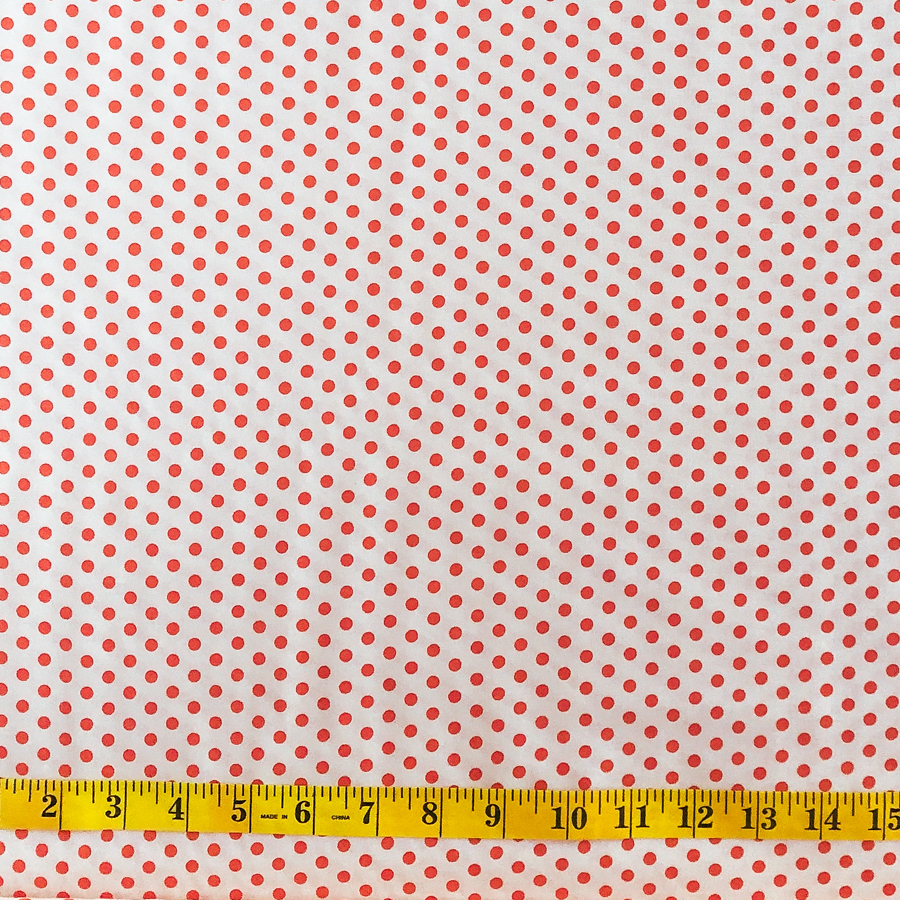 Orange spot - white background