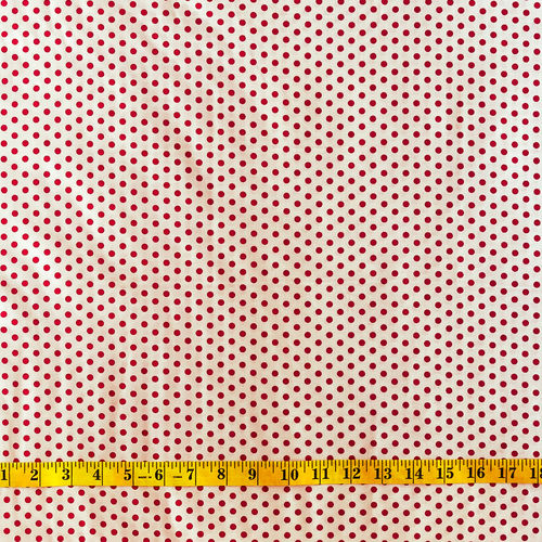 Red spot - white background