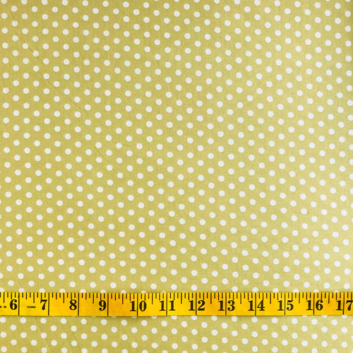 White spot - pea green background