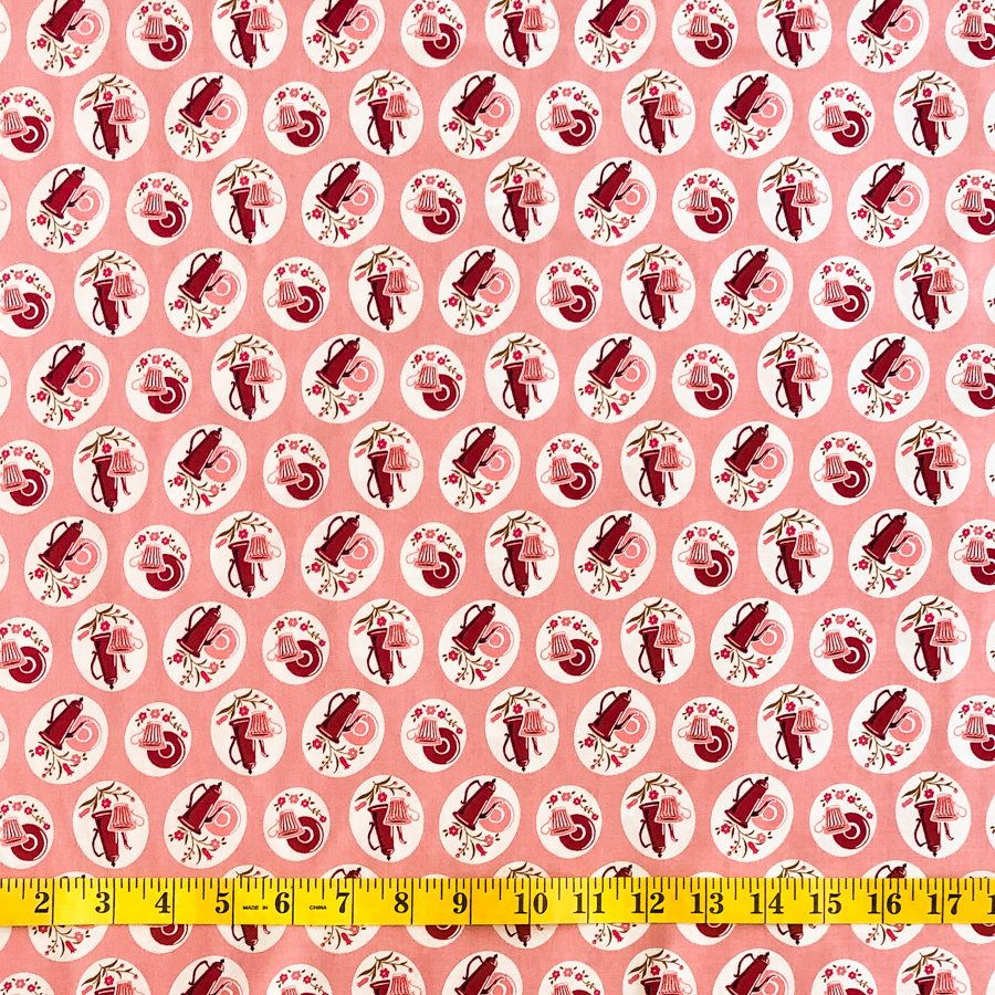 Coffee Pot - Pink background