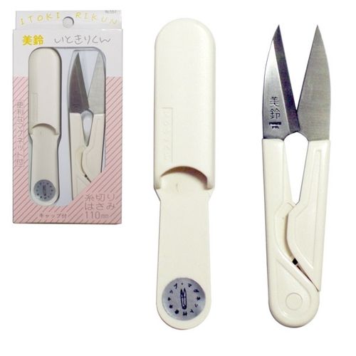 Thread Snips with Magnetic cap - White