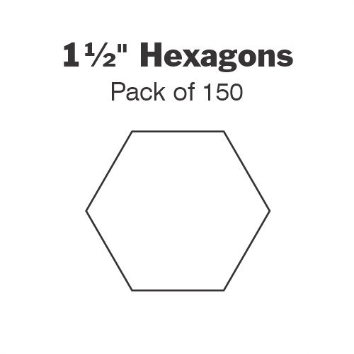 1 ½” hexagon papers - 150