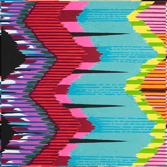 Senora Serape - Black bright
