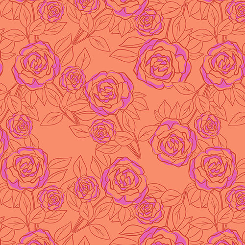 Rose Bloom - Coral