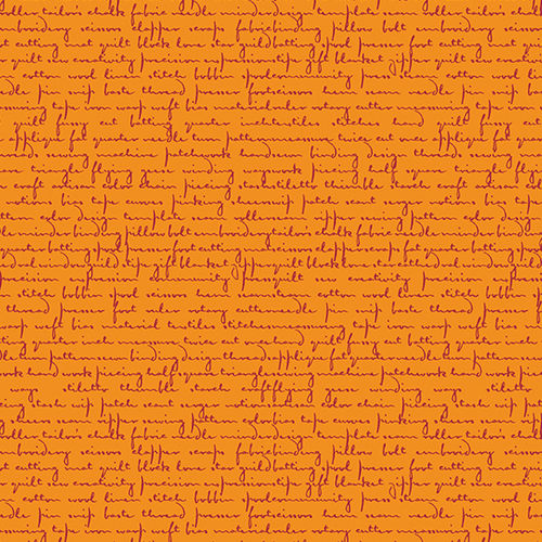 Quilty Words - Tangerine