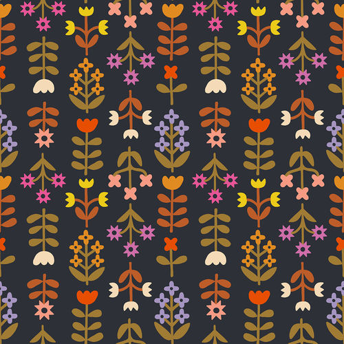 Favorite Flowers - Soft Black