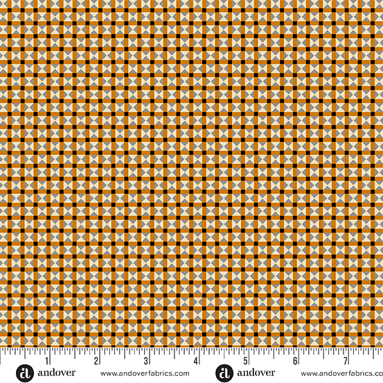 Triangle Checkerboard - Pumpkin