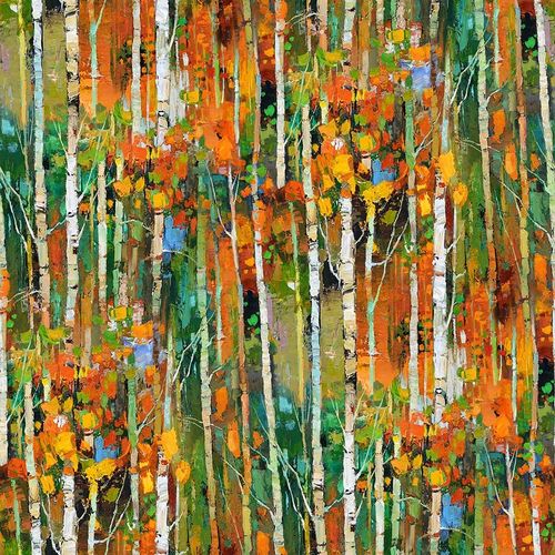 Autumn Trees - Orange Peel
