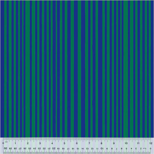 Mini Stripe - Majorelle Blue Kelp