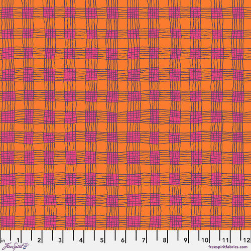Gingham - Coral
