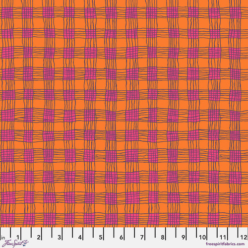 Gingham - Coral