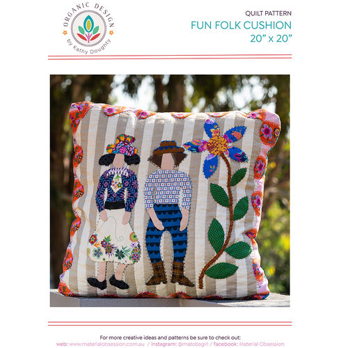 Fun Folk Cushion - kit