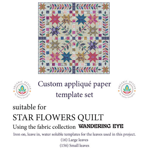 Star Flower - water soluble templates