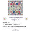 Star Flower - water soluble templates