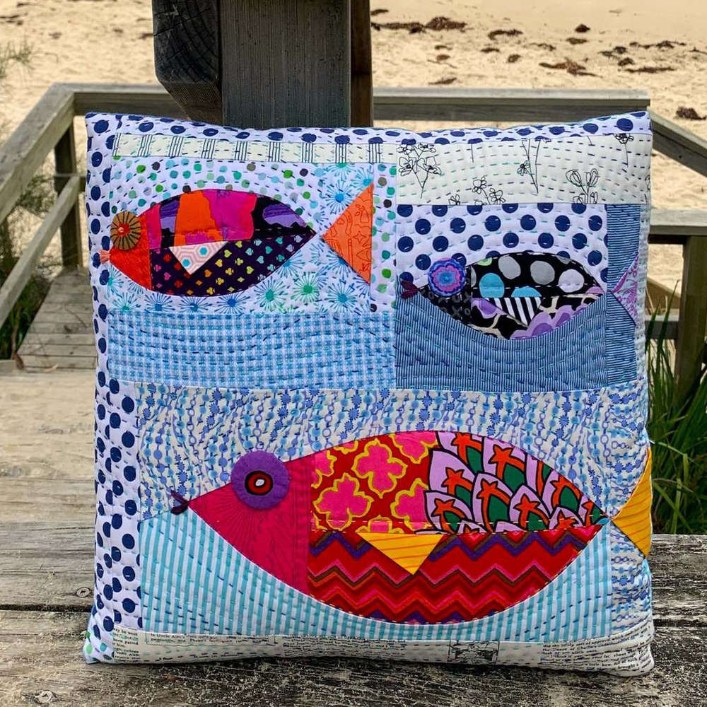Ollies Fish Pillow - pattern