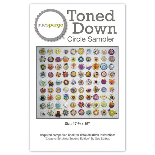 Toned-Down Circle Sampler Pattern by Sue Spargo