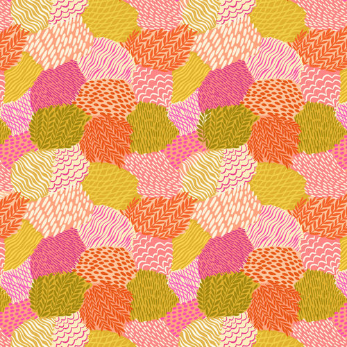 Creative textures pinks and oranges