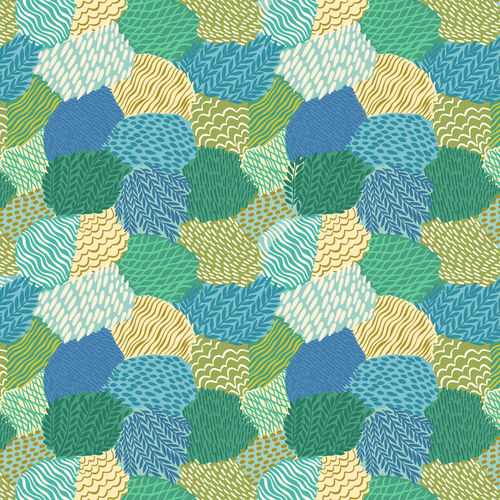 Creative textures blues and greens