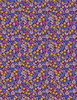 Floral Burst - Dark Purple